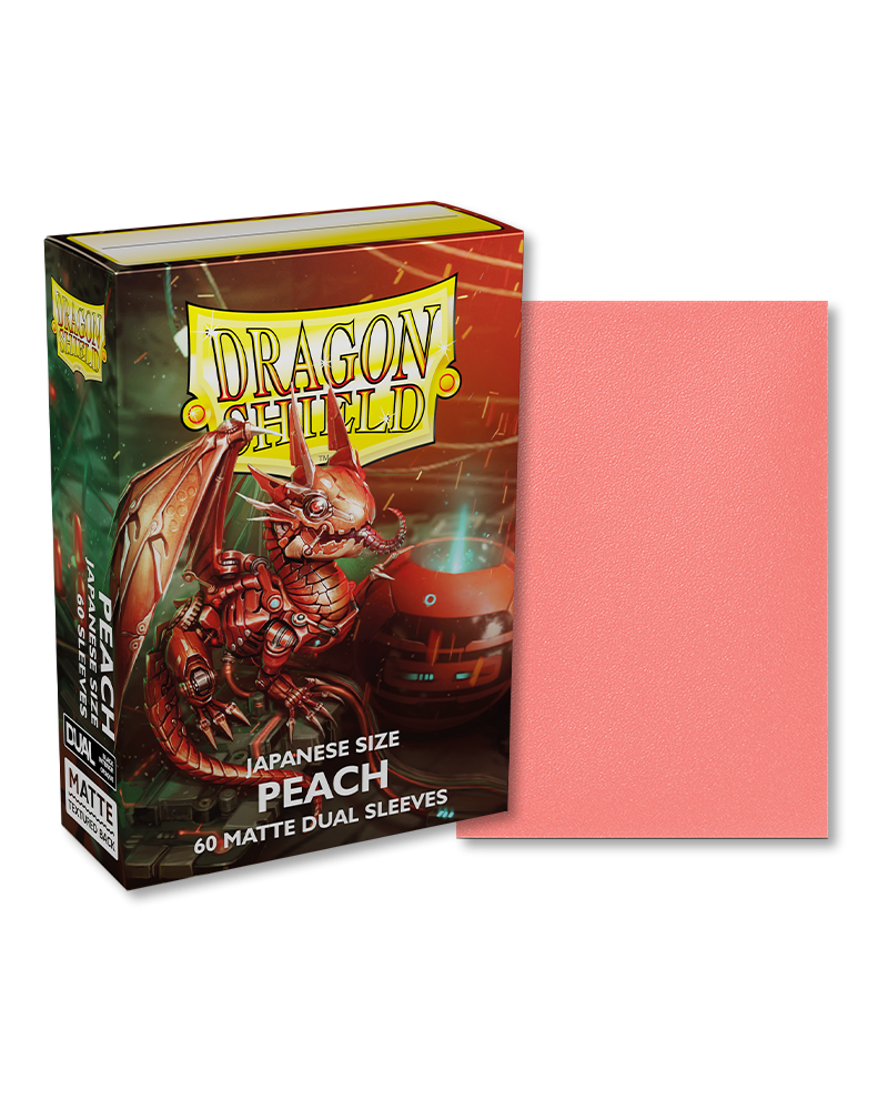 Dragon Shield: Dual Matte Sleeves (60) Peach