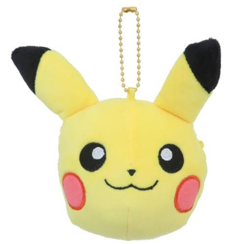 Pokemon Face Mascot Pouch - Pikachu