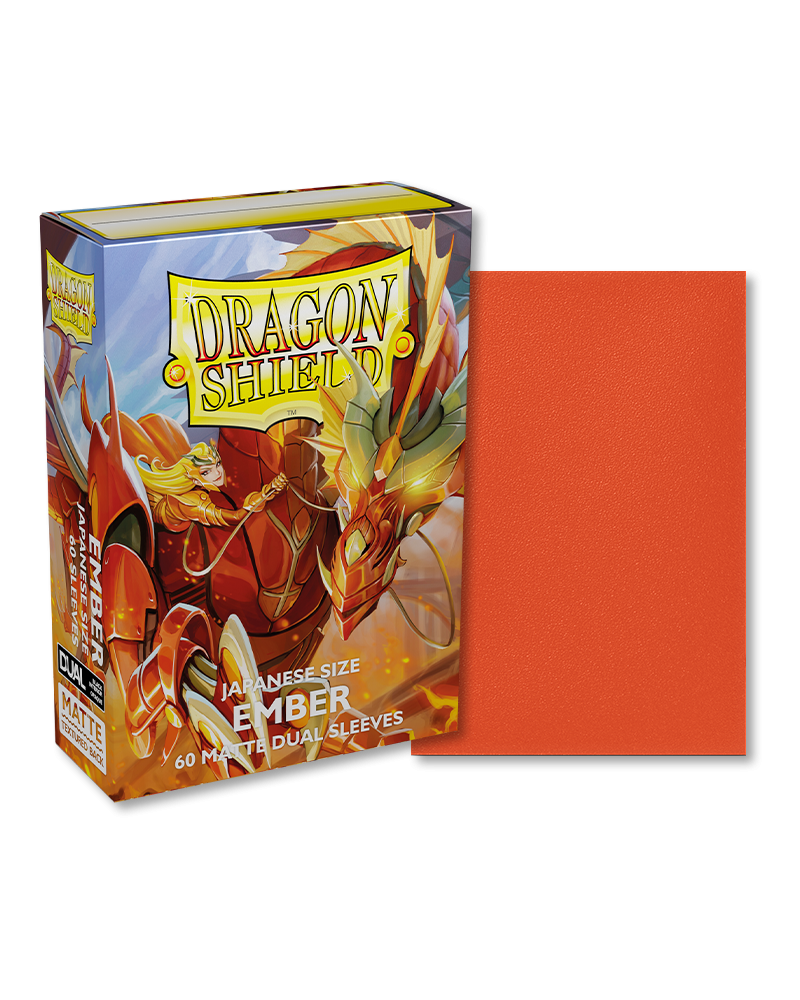 Dragon Shield: Dual Matte Sleeves (60) Ember