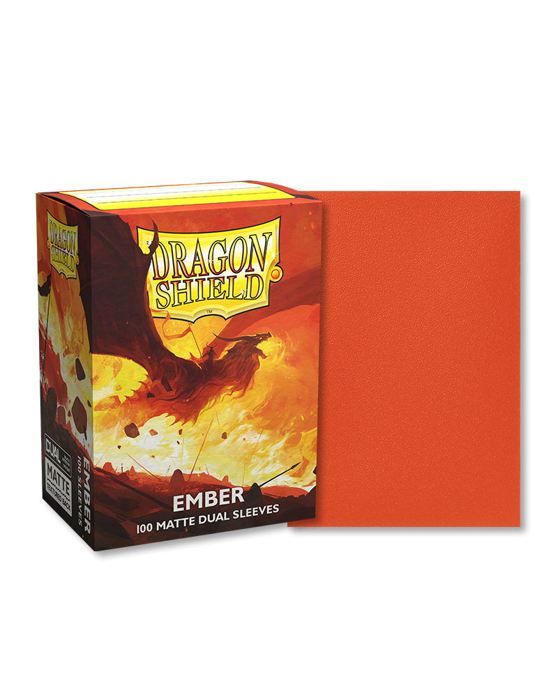 Dragon Shield: Dual Matte Sleeves (100) Ember