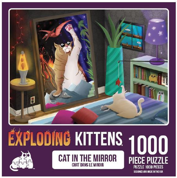 Exploding Kittens: Puzzle - Cats In the Mirror 1000pcs