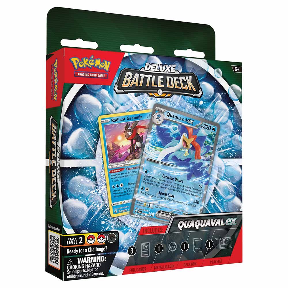 Pokemon: Quaquaval ex Deluxe Battle Deck