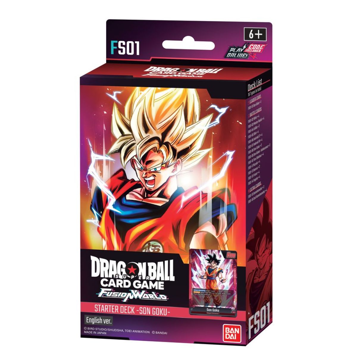 Dragon Ball Super Card Game Fusion World Starter Deck - Son Goku FS01