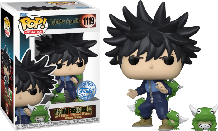Funko: Jujutsu Kaisen - Megumi Fushiguro with Toads 1119 Pop!