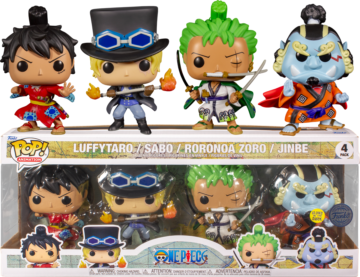 Funko: One Piece - 4-Pack Pop!