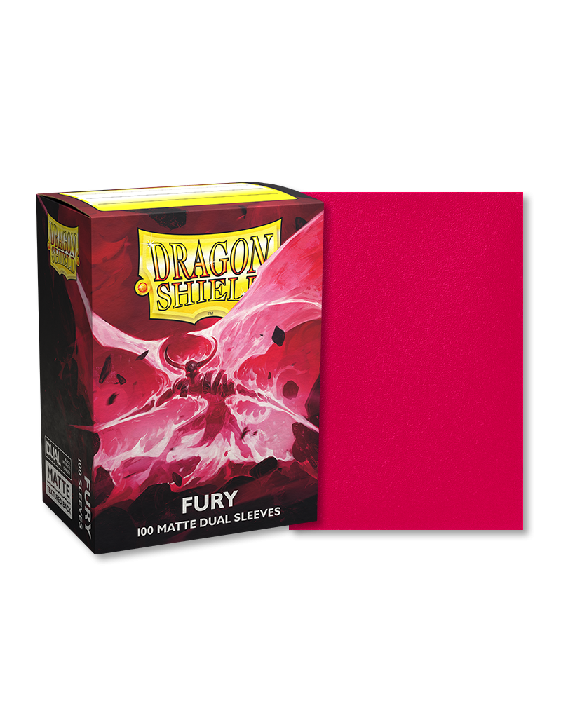 Dragon Shield: Dual Matte Sleeves (100) Fury