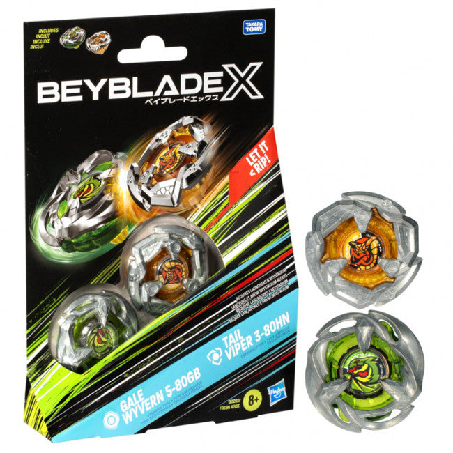 Beyblade X - Dual Pack - Gale Wyvern & Tail Viper