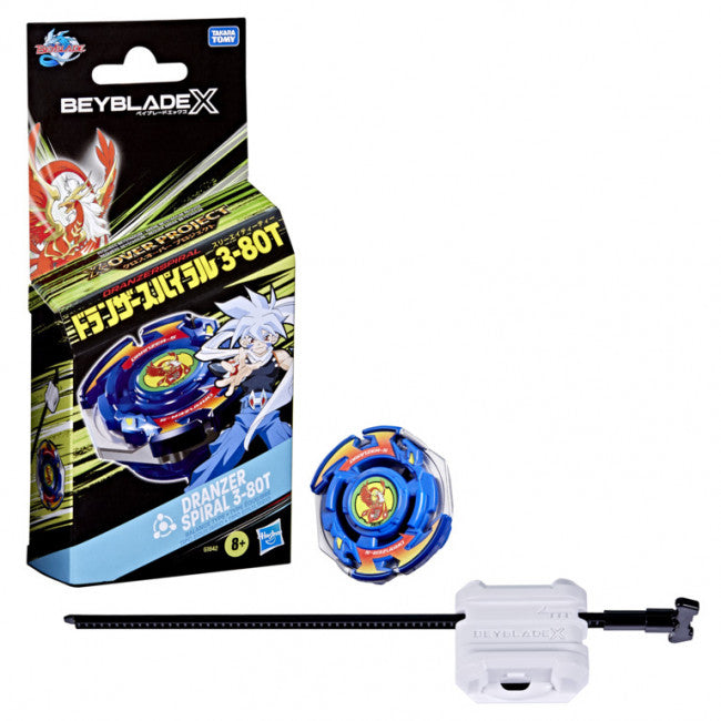 Beyblade X: Starter Pack - X-Over Project Dranzer Spiral 3-80T