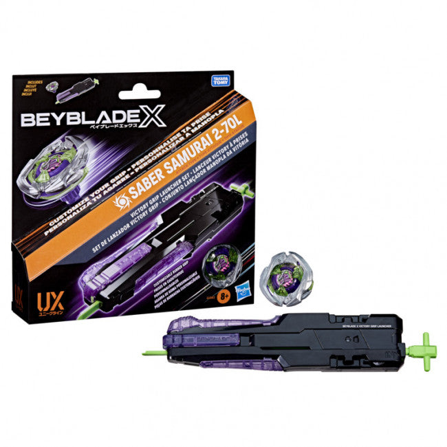 Beyblade - X - Saber Samurai 2-70L Victory Grip Launcher