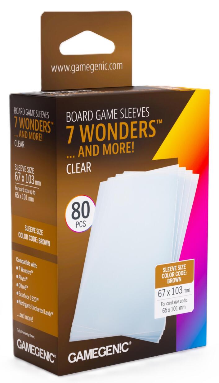 Gamegenic: Prime Board Game Sleeves (65 x 101mm)