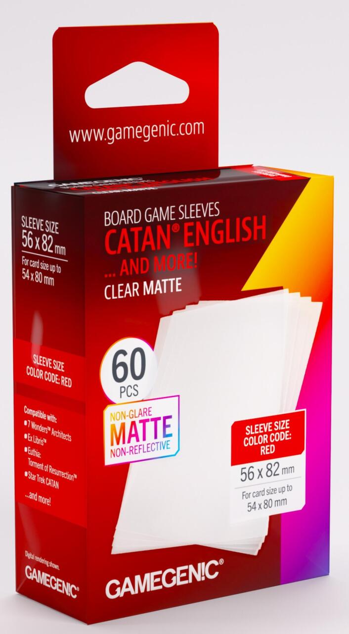 Gamegenic: Matte Board Game Sleeves (56x82mm)