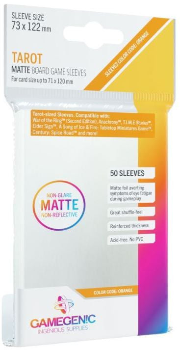 Gamegenic: Matte Board Game Sleeves (73x122mm) – General Games