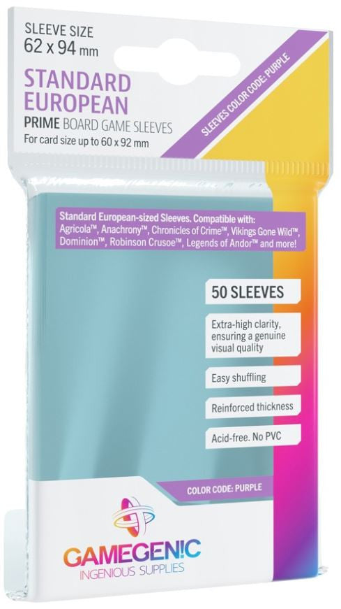 Gamegenic: Prime Board Game Sleeves (60x92mm)