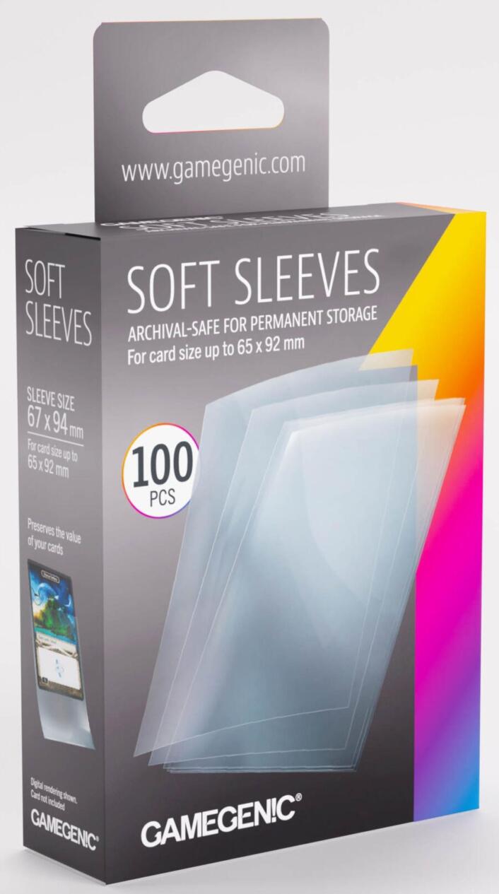 Gamegenic: Soft Sleeves (67x94mm) 100pc