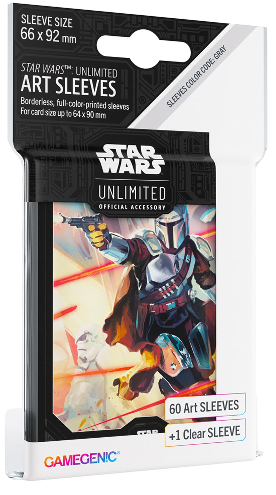 Gamegenic: Star Wars Unlimited Art Sleeves - Mandlorian