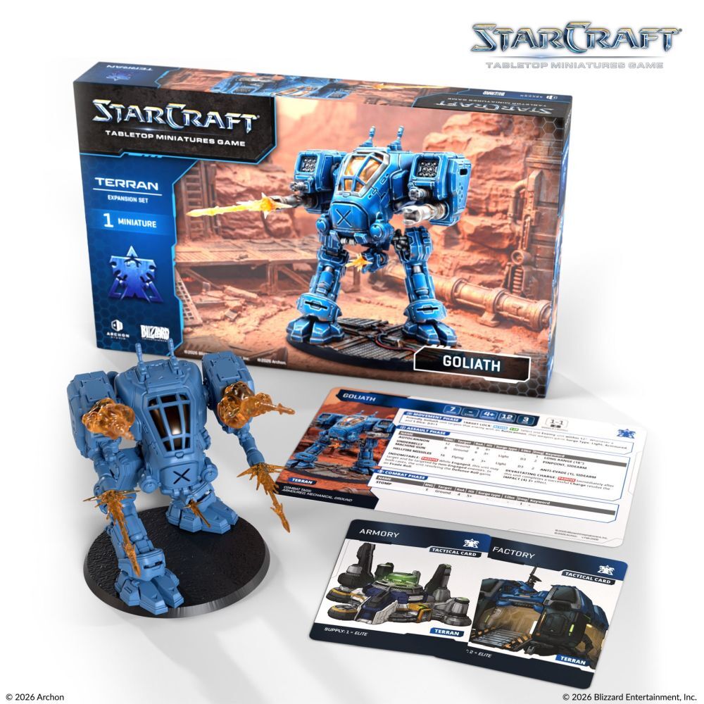 Starcraft Miniatures Game: Terran - Goliath Expansion Set