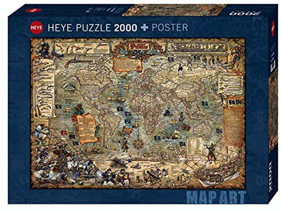 Heye: Map Art, Pirate World 2000pc