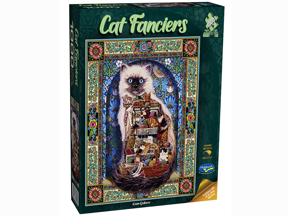 Holdson: Cat Fanciers Cats Galore 1000pc