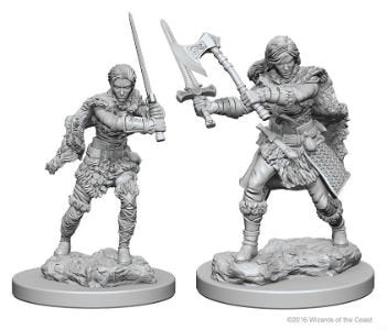 Nolzur's Marvelous Miniatures: Female Human Barbarian