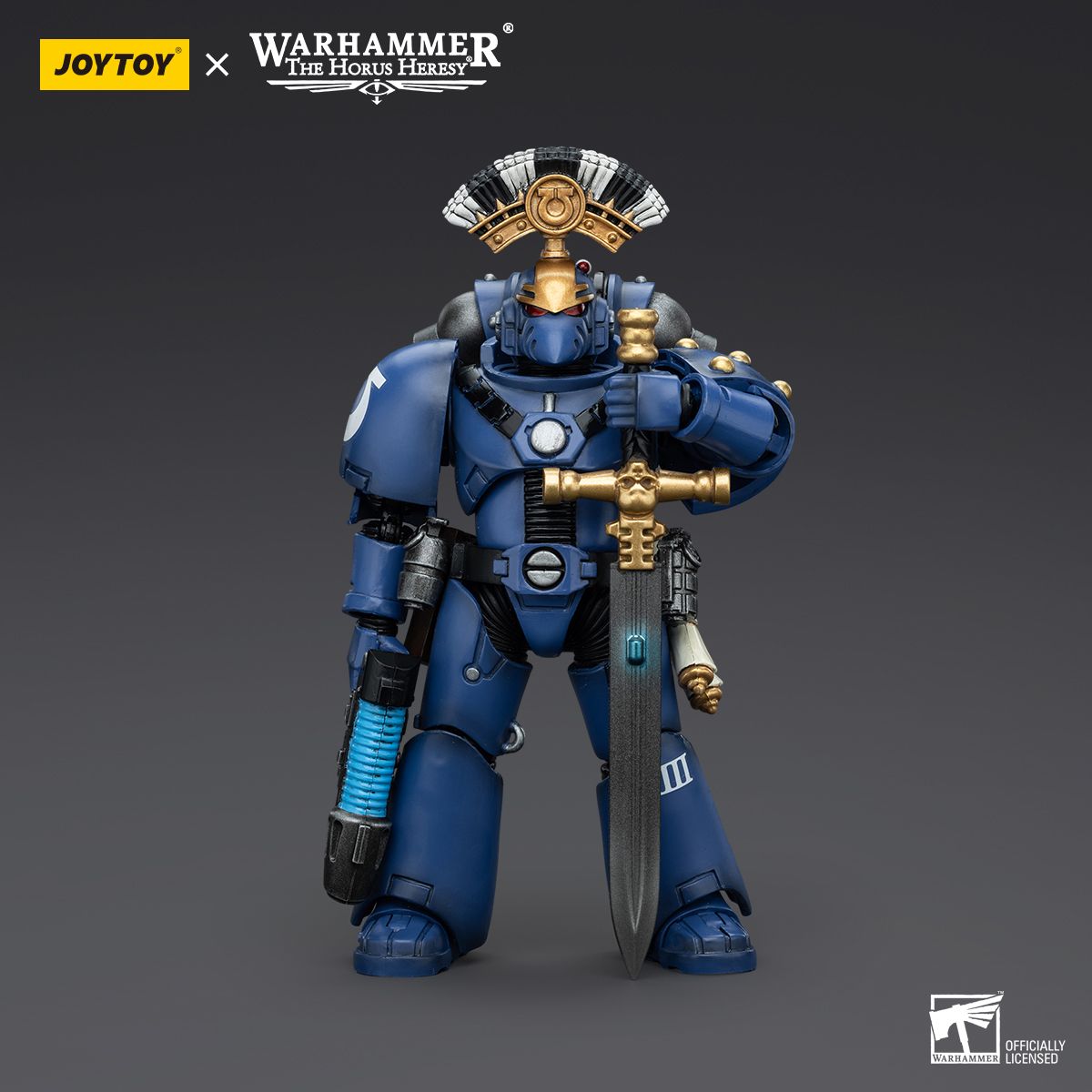 Joy Toy: Warhammer Collectibles: 1/18 Scale Ultramarines MK VI Tactical Squad Sergeant with Plasma Pistol