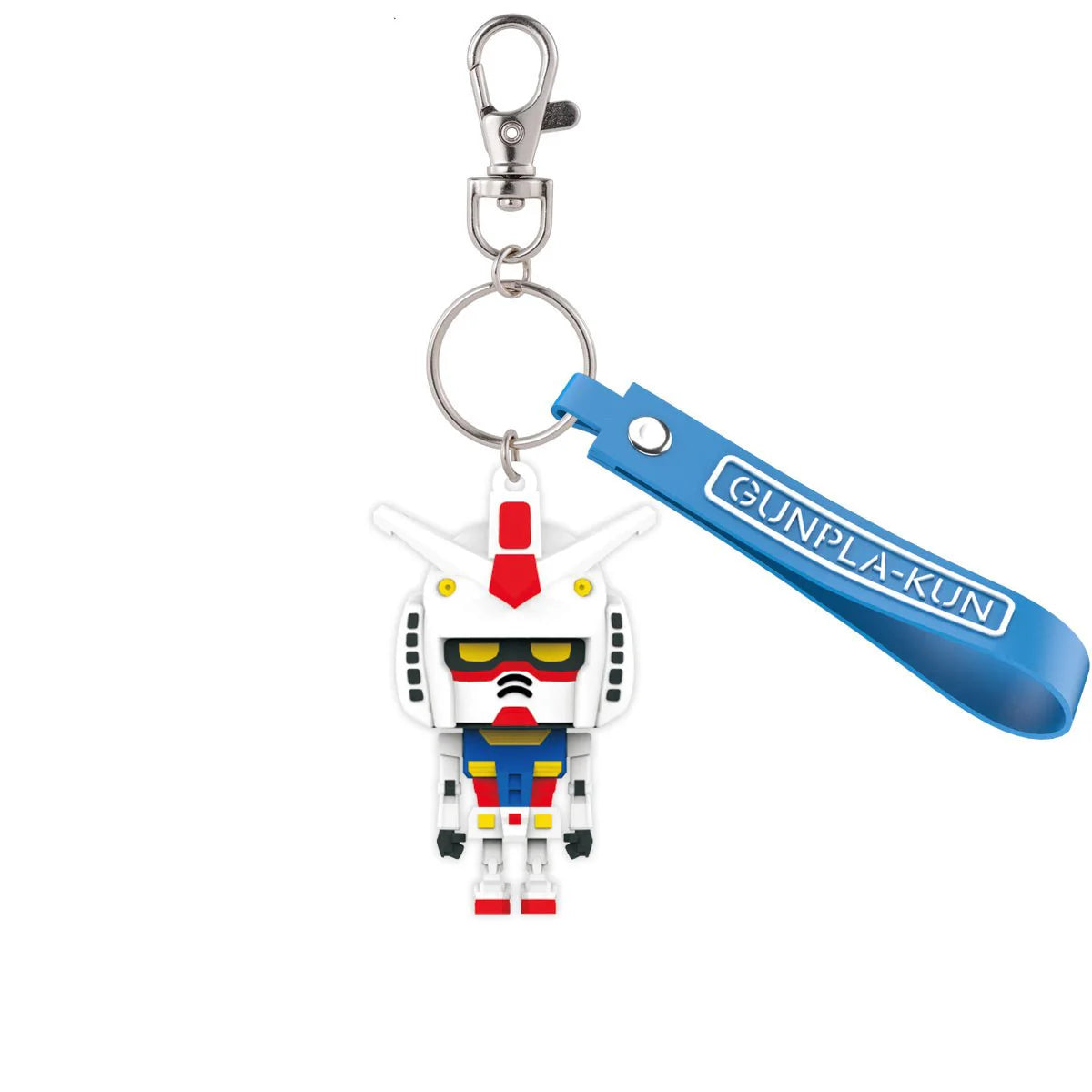 Bandai: Gundam - 3D Rubber Mascot Keychain - Gunpla-Kun