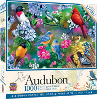 Masterpieces: Audubon Songbird Collage Puzzle 1000pc
