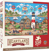 Masterpieces: Heartland Collection Balloons over the Bay 550pc