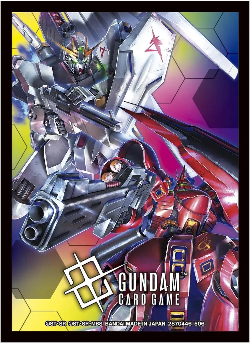 Gundam TCG: Official Sleeves 02 - Nu Gundam VS Sazabi