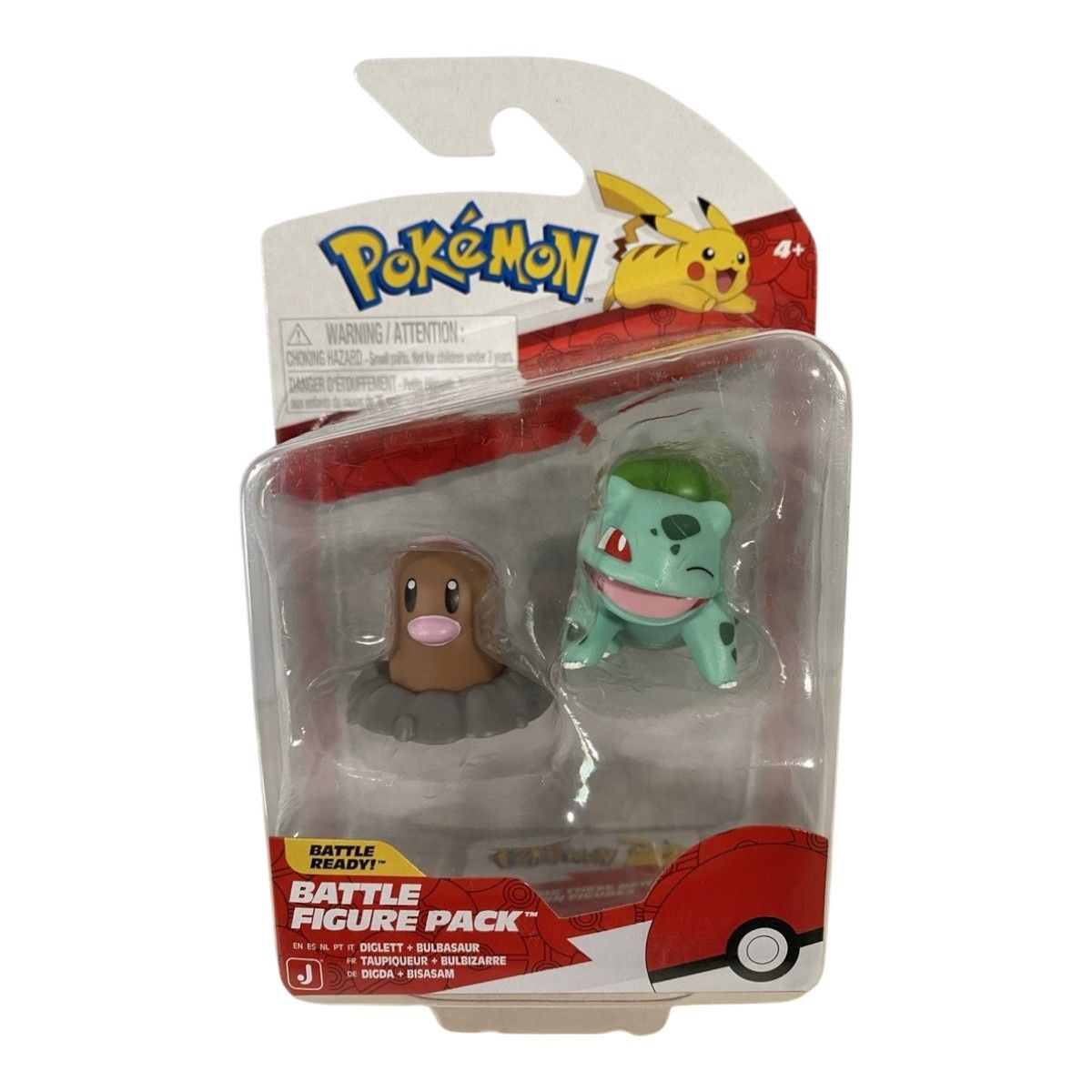 Pokemon: Battle Figure Pack - Diglett & Bulbasaur