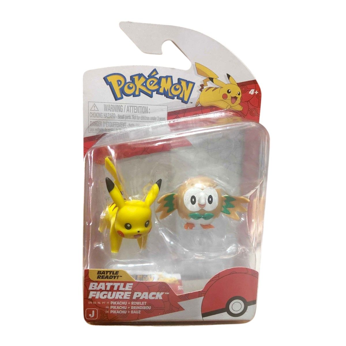 Pokemon: Battle Figure Pack - Rowlet & Pikachu