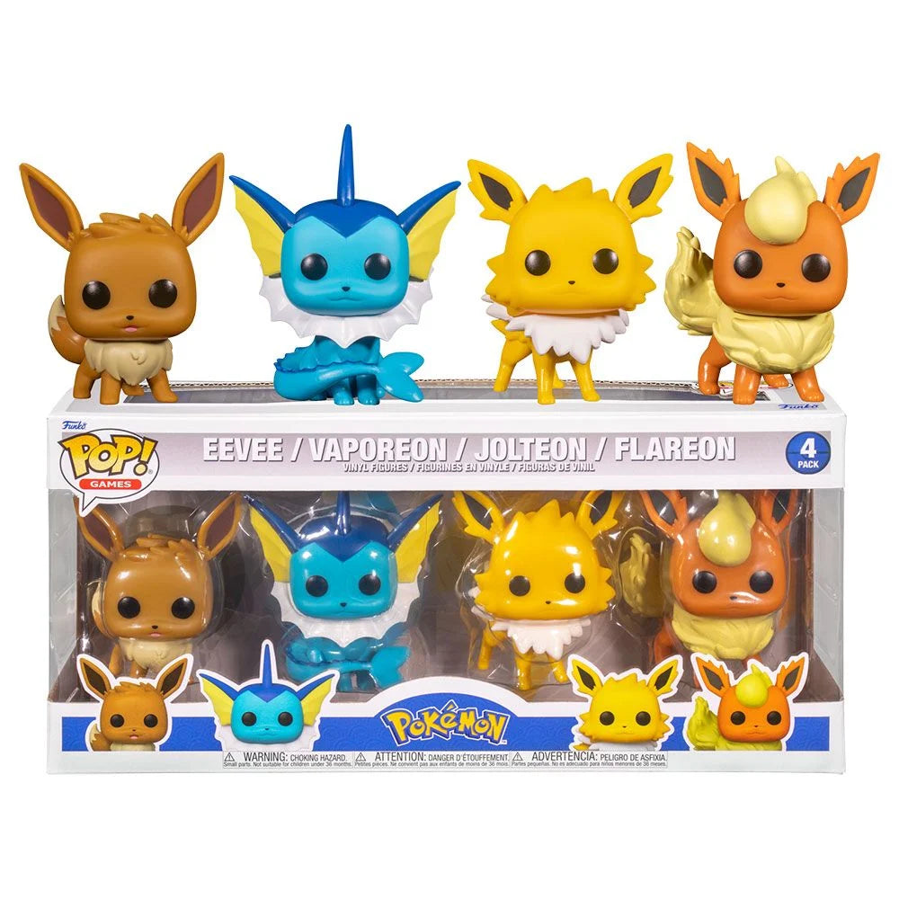 Funko: Pokemon - Eeveelutions 4PK Pop!