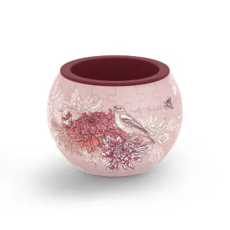 3D Flower Pot: Singing Birds & Flowers