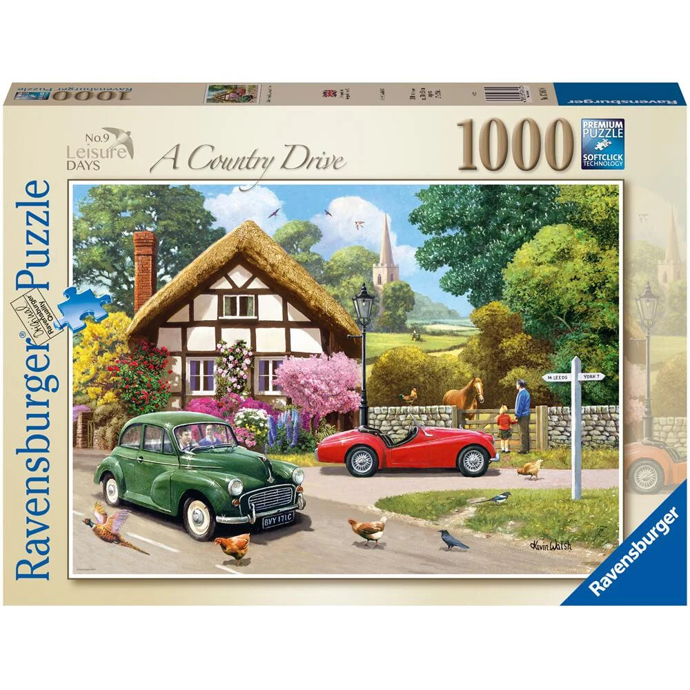 Ravensburger: No.9 Leisure Days A Country Drive 1000pc
