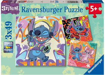 Ravensburger: Disney - Stitch: Play the Day Away 3x49pc
