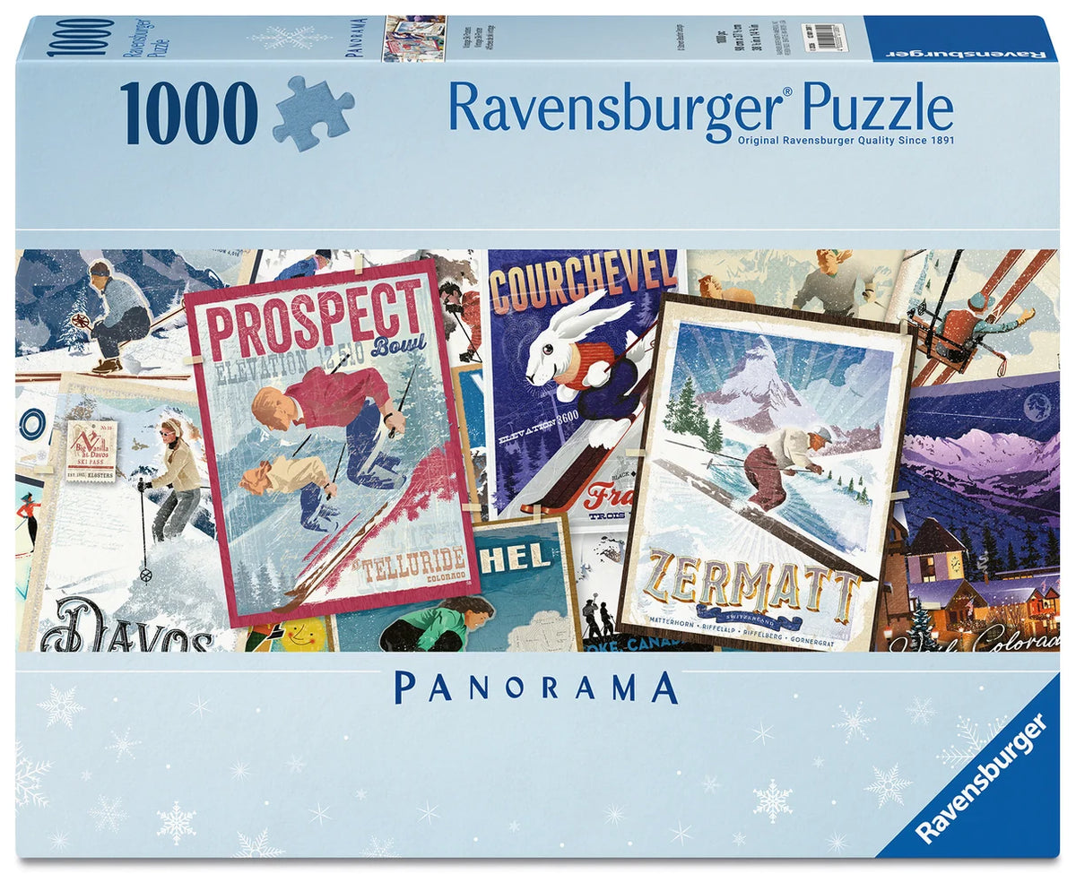 Ravensburger - Vintage Ski Posters 1000pc