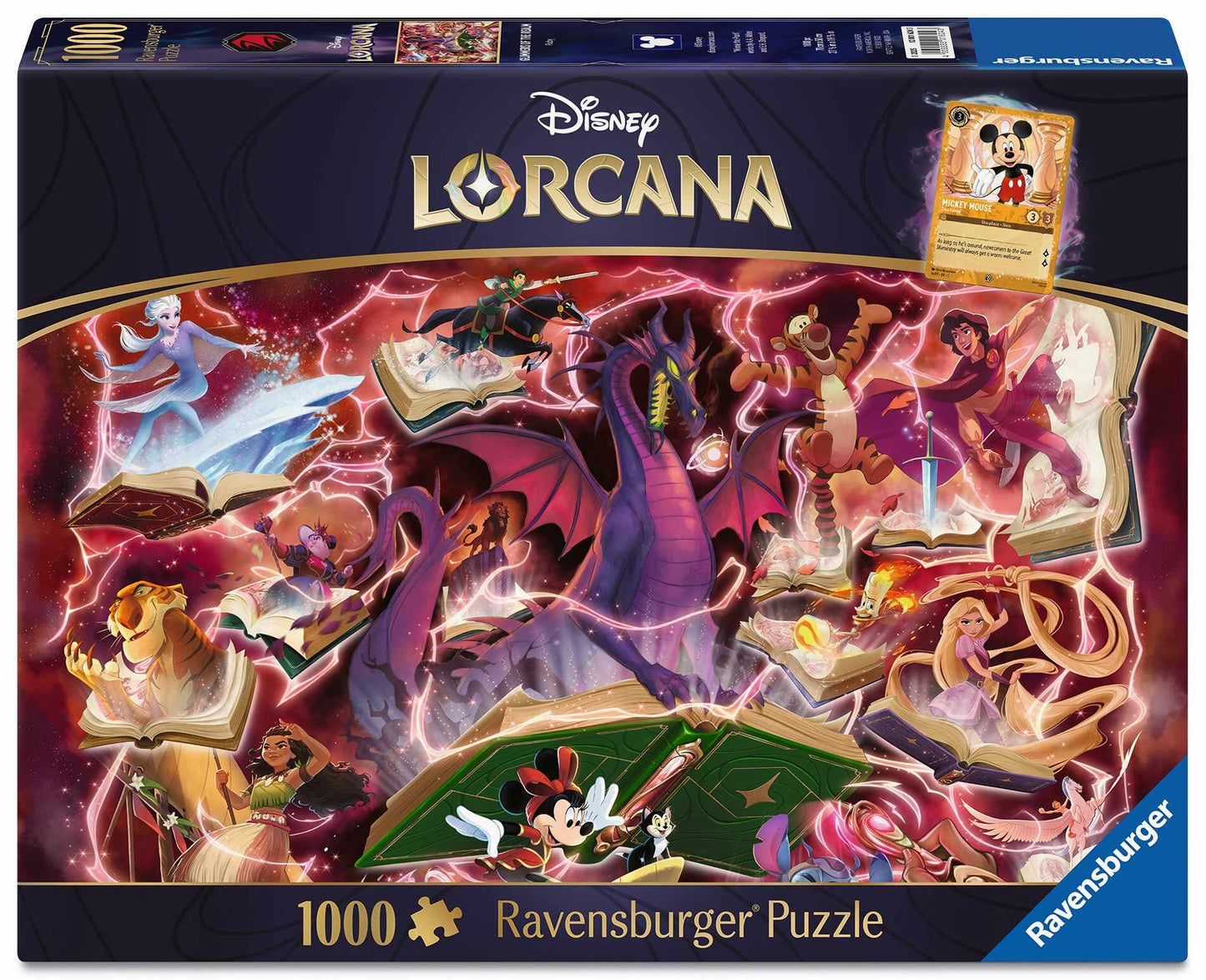 Ravensburger: Disney Lorcana Ruby Puzzle 1000pc