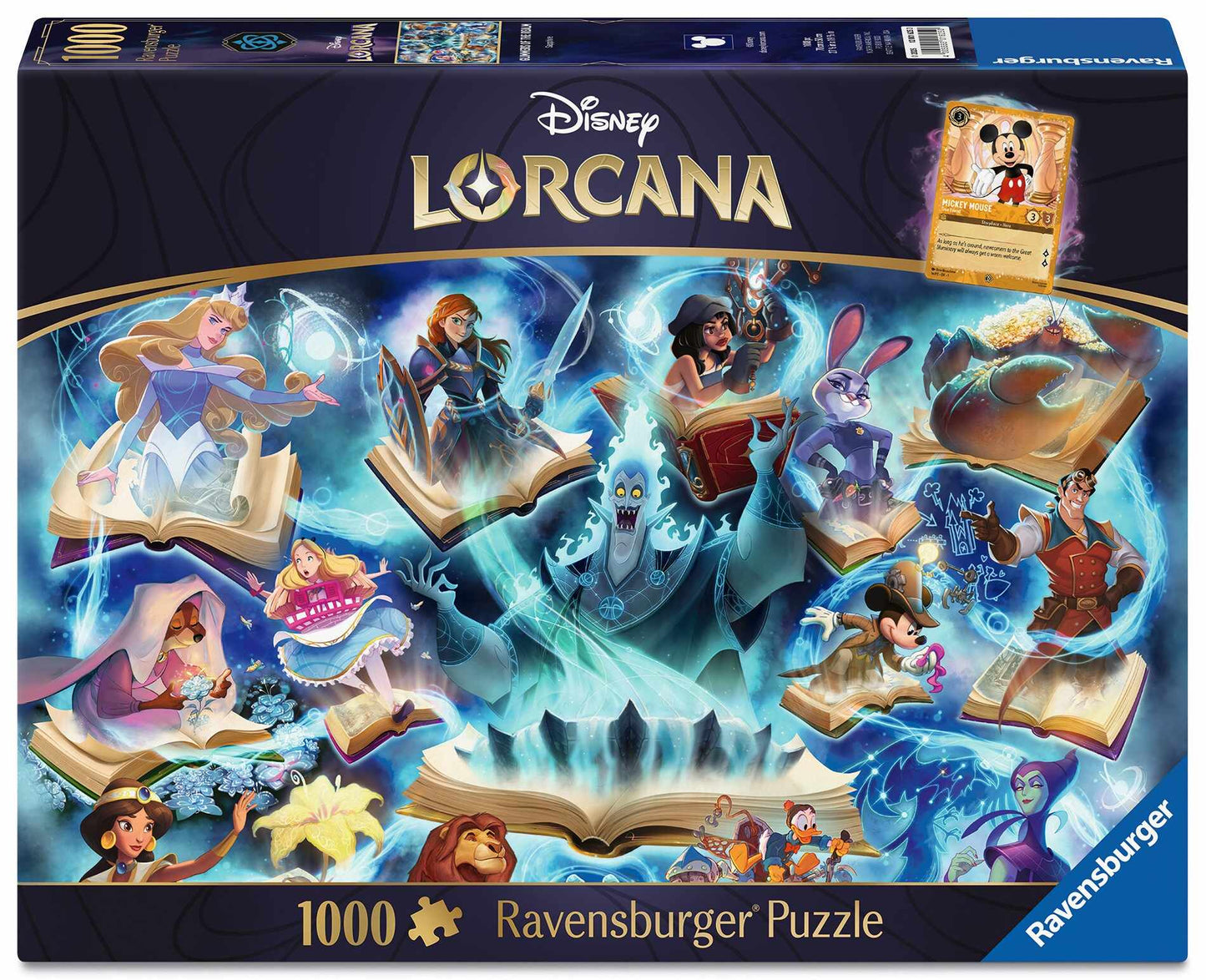 Ravensburger: Disney Lorcana Sapphire Puzzle 1000pc