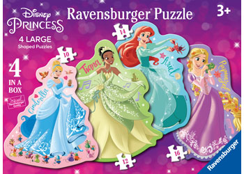 Ravensburger: Disney Shaped Princesses - Loving Life 10/12/14/16pc