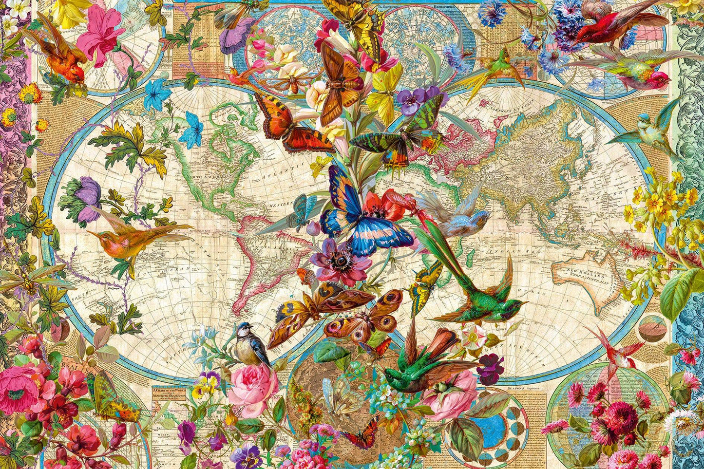 Ravensburger: Flora and Fauna World Map 3000pc