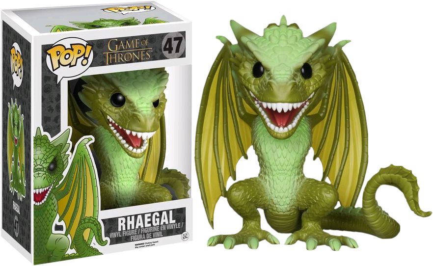 Funko: Game of Thrones - Rhaegal 6" 47 Pop!
