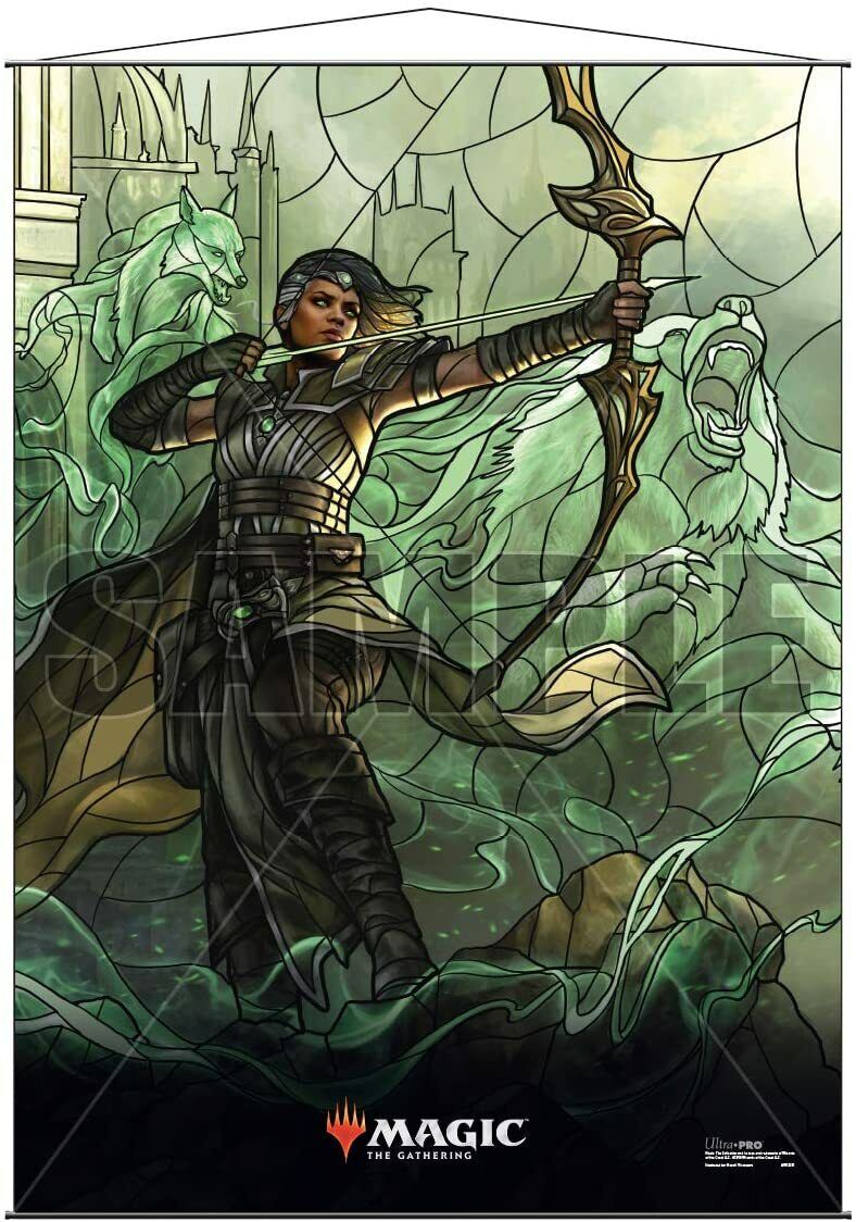 MTG: Wall Scroll Vivien Stained Glass