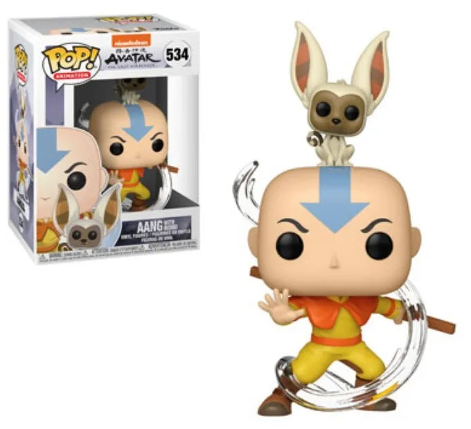 Funko: Avatar The Last Airbender - Aang w/Momo 534 Pop!