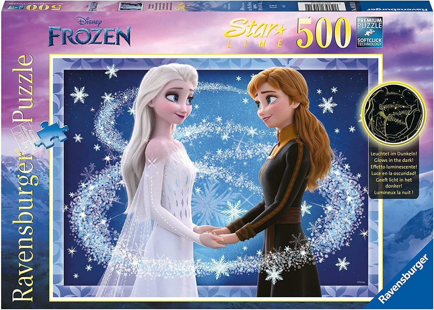 Ravensburger: The Sisters Anna and Elsa 500pc