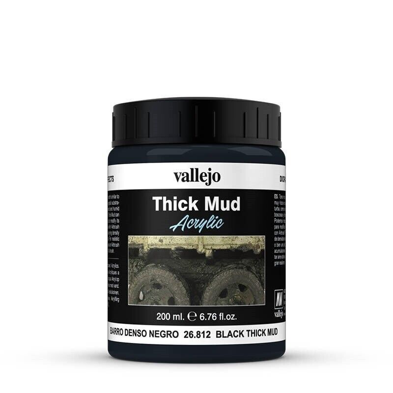 Vallejo: Diorama Effects - Black Thick Mud 200ml