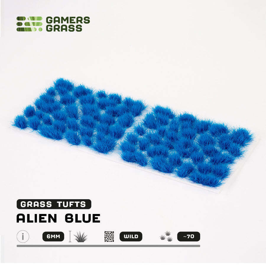 Gamers Grass: Alien Blue Tufts 6mm