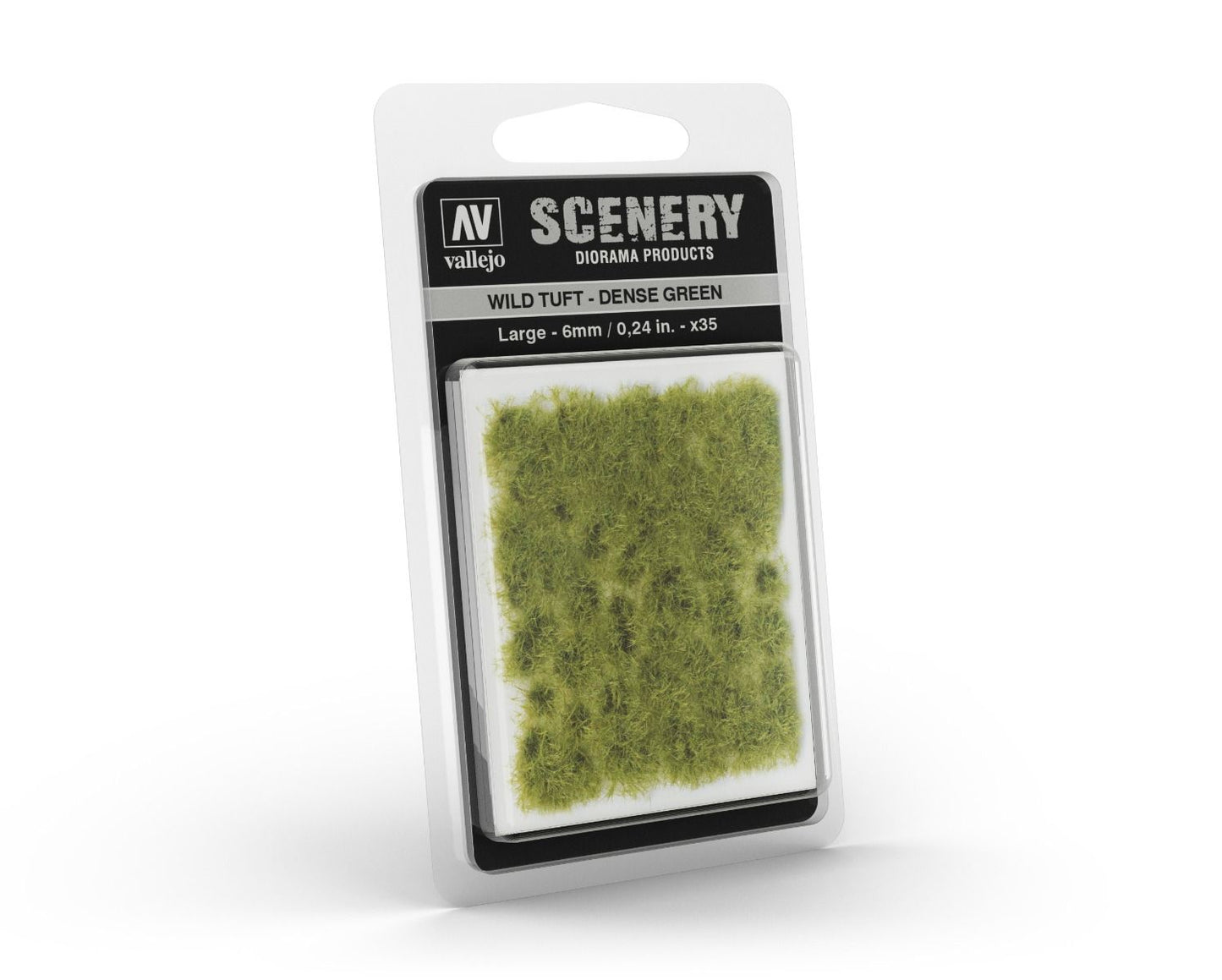 Vallejo: Scenery Tufts Wild Tuft Dense Green 6mm