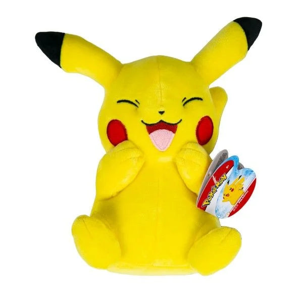 Pokemon: 8" Plush Pikachu Happy