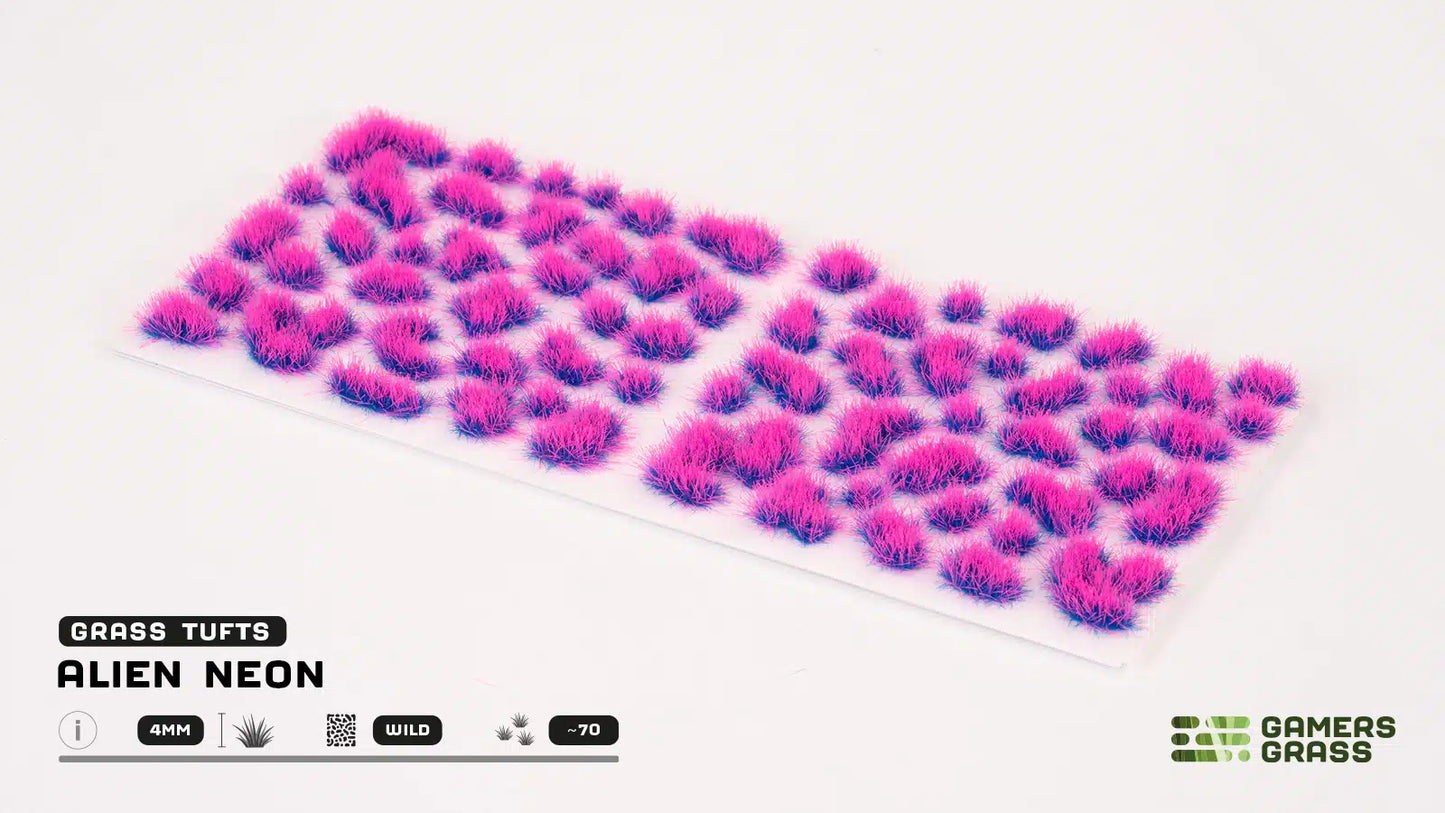 Gamers Grass: Alien Neon Tufts 4mm