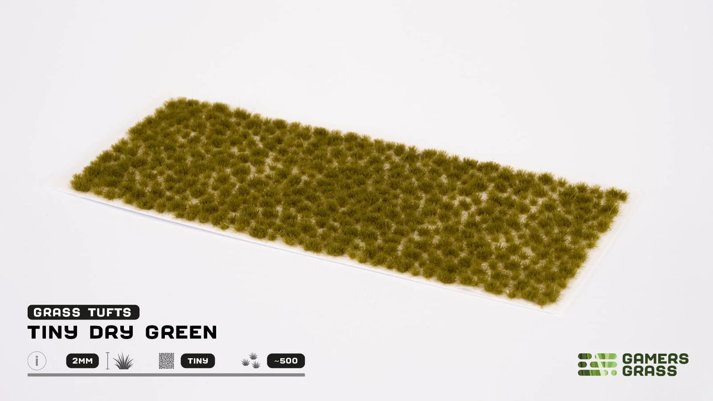 Gamers Grass: Dry Green Tufts 2mm