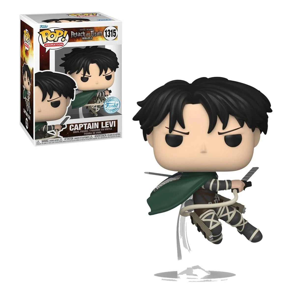 Funko: Attack on Titan - Captain Levi 1315 Pop!